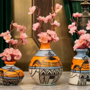 Clay Flower Vase