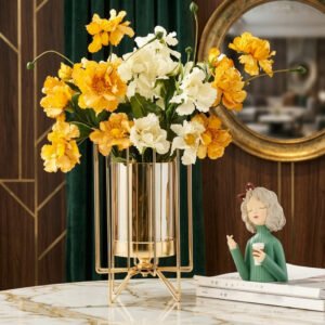 Metal Flower Vase